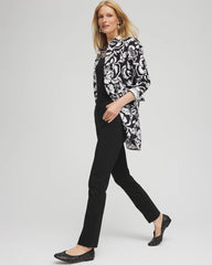 Chico's Women | Brigitte™ Slim Pull-On Ankle Pants BLACK
