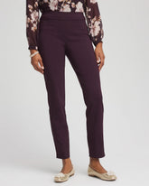 Chico's Women | Brigitte™ Slim Pull-On Ankle Pants NIGHT BLOOM