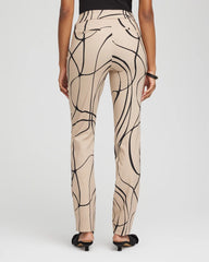 Chico's Women | Brigitte™ Golden Leaf Slim Full-Length Pants CHAMPAGNE FIZZ