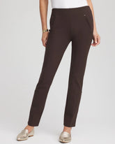 Chico's Women | Juliet Slim Trim Detail Ankle Pants COCOA BEAN