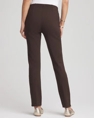 Chico's Women | Juliet Slim Trim Detail Ankle Pants COCOA BEAN