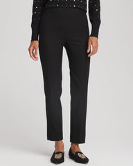 Chico's Women | Lightweight Juliet Straight Ankle Pants BLACK