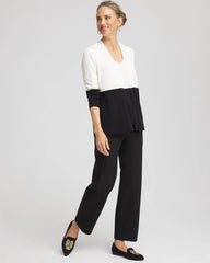 Chico's Women | Bi-Stretch Straight Ankle Pants BLACK