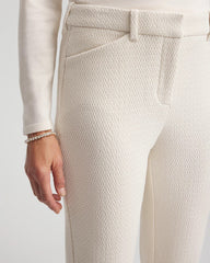 Chico's Women | Matelassé Slim Tapered Ankle Pants ENGLISH CREAM