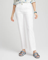 Chico's Women | Emme Straight Ankle Pants ALABASTER