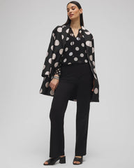 Chico's Women | Brigitte™ Slim Wide-Leg Pants BLACK