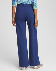 Chico's Women | Five-Pocket Wide-Leg Ponte Pants DUSKY BLUE