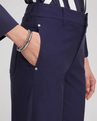 Chico's Women | Cotton Straight-Leg Trousers PASSPORT BLUE