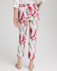 Chico's Women | Brigitte™ Slub Slim Cropped Pants ECRU