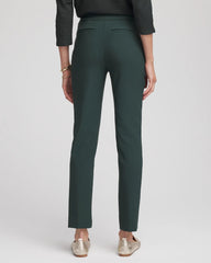 Chico's Women | Lightweight Juliet Straight Ankle Pants DARKEST SPRUCE