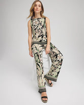 Chico's Women | Travelers™ Island-Motif Palazzo Pants SALTED LIME
