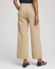 Chico's Women | Brigitte™ Utility Wide-Leg Cropped Pants CAFE AROMA