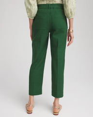 Chico's Women | Cropped Straight-Leg Pants PALM LEAF
