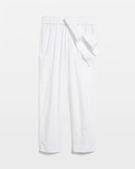 Chico's Women | Poplin Pull-On Tapered-Leg Cropped Pants ALABASTER