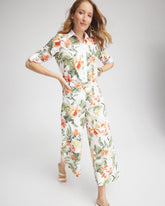 Chico's Women | Floral Eyelet Culotte Pants ALABASTER