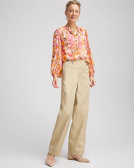 Chico's Women | Utility Twill Straight Leg Pants WILD TRUFFLE
