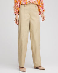 Chico's Women | Utility Twill Straight Leg Pants WILD TRUFFLE