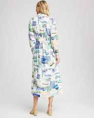 Chico's Women | Port Call Maxi Shirtdress ECRU