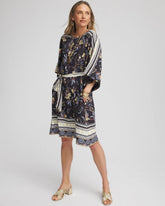 Chico's Women | Georgette Boatneck Kaftan Dress ECRU