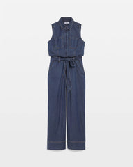 Chico's Women | Denim Wide-Leg Jumpsuit BISCAYNE BLUE