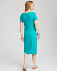 Chico's Women | Twist Tie-Front Dress SEASPRAY