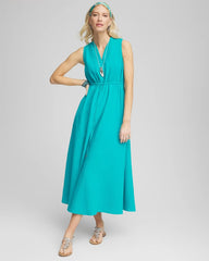 Chico's Women | Sleeveless Maxi Gauze Dress SEASPRAY