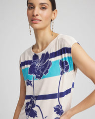 Travelers™ Wildflower Cap-Sleeved Column Dress