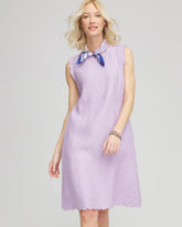 Chico's Women | Sleeveless Scalloped Trim Dress GENTLE LAVENDER