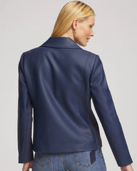 Chico's Women | Faux Leather Moto Jacket PACIFIC RIM