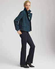 Chico's Women | Plush Knit Blazer TEAL SHADOW