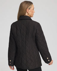 Chico's Women | Quilted Barn Jacket BLACK
