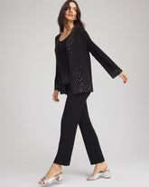 Chico's Women | Travelers™ Embellished Cardigan TRAVELERS BLACK