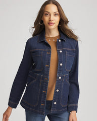 Chico's Women | Denim Field Jacket MORNING STAR INDIGO
