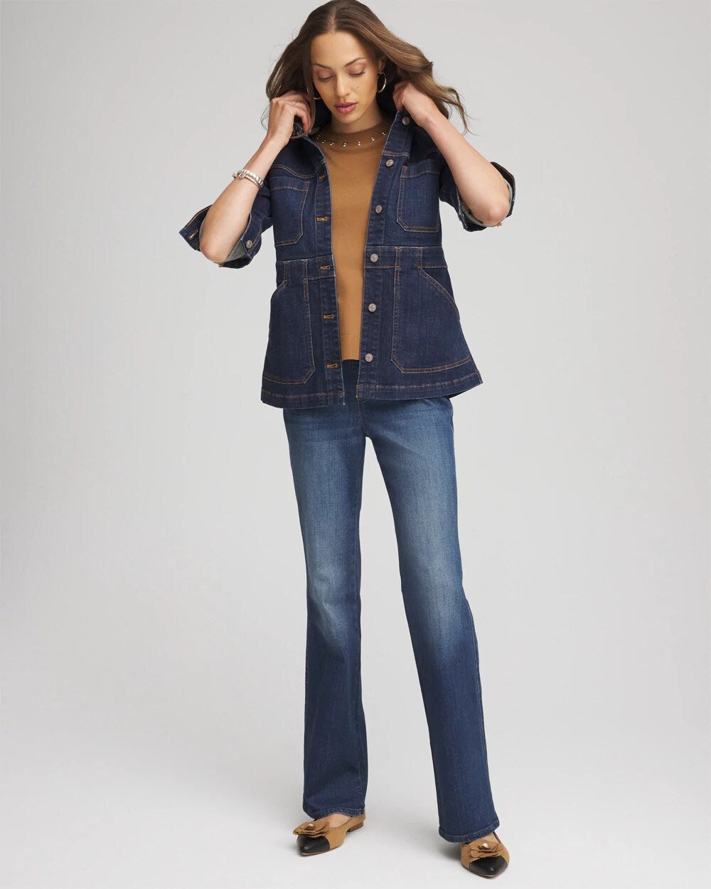 Chico's Women | Denim Field Jacket MORNING STAR INDIGO