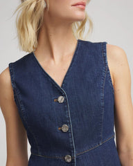 Sleeveless Denim Vest