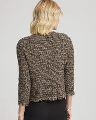 Chico's Women | Tweed Cropped Jacket BLACK