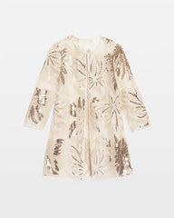 Chico's Women | Travelers™ Collection Sequin-Mesh Jacket MODERN ECRU