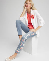 Linen Stretch Blazer