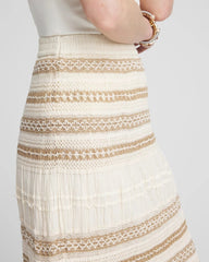 Chico's Women | Crochet Gauze Trim Skirt