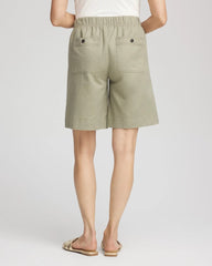 Chico's Women | Cotton-Linen Pull-On Utility Shorts WASHED SAGE