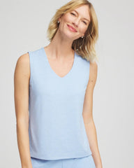 Chico's Women | Zenergy® Cloud V-Neck Tank CRYSTAL TOPAZ