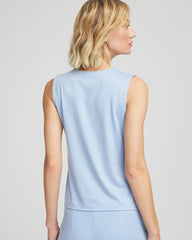 Chico's Women | Zenergy® Cloud V-Neck Tank CRYSTAL TOPAZ