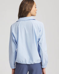 Chico's Women | Zenergy® UPF Half-Zip Mockneck Top DELPHINIUM BLUE