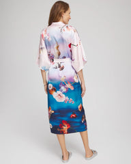 Chico's Women | Gottex Under The Sea Kimono MULTI PRINT