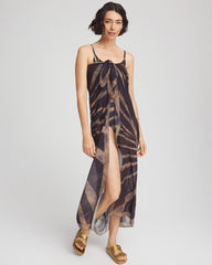 Chico's Women | Gottex Desert Queen Pareo BLACK/BROWN
