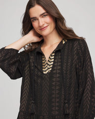 Chico's Women | Miraclesuit® Beach Jacquard Dress BLACK