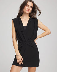 Chico's Women | Magicsuit® Surplice Dress Cover Up BLACK
