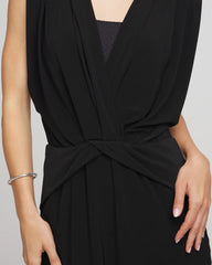 Chico's Women | Magicsuit® Surplice Dress Cover Up BLACK