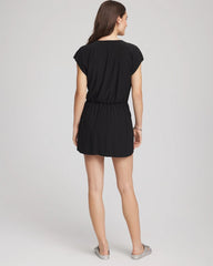 Chico's Women | Magicsuit® Lace Up Dress Cover Up BLACK