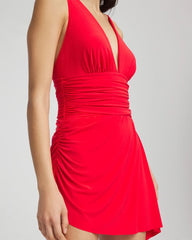 Chico's Women | Magicsuit® Solid Celine Swim Dress BRIGHT RED